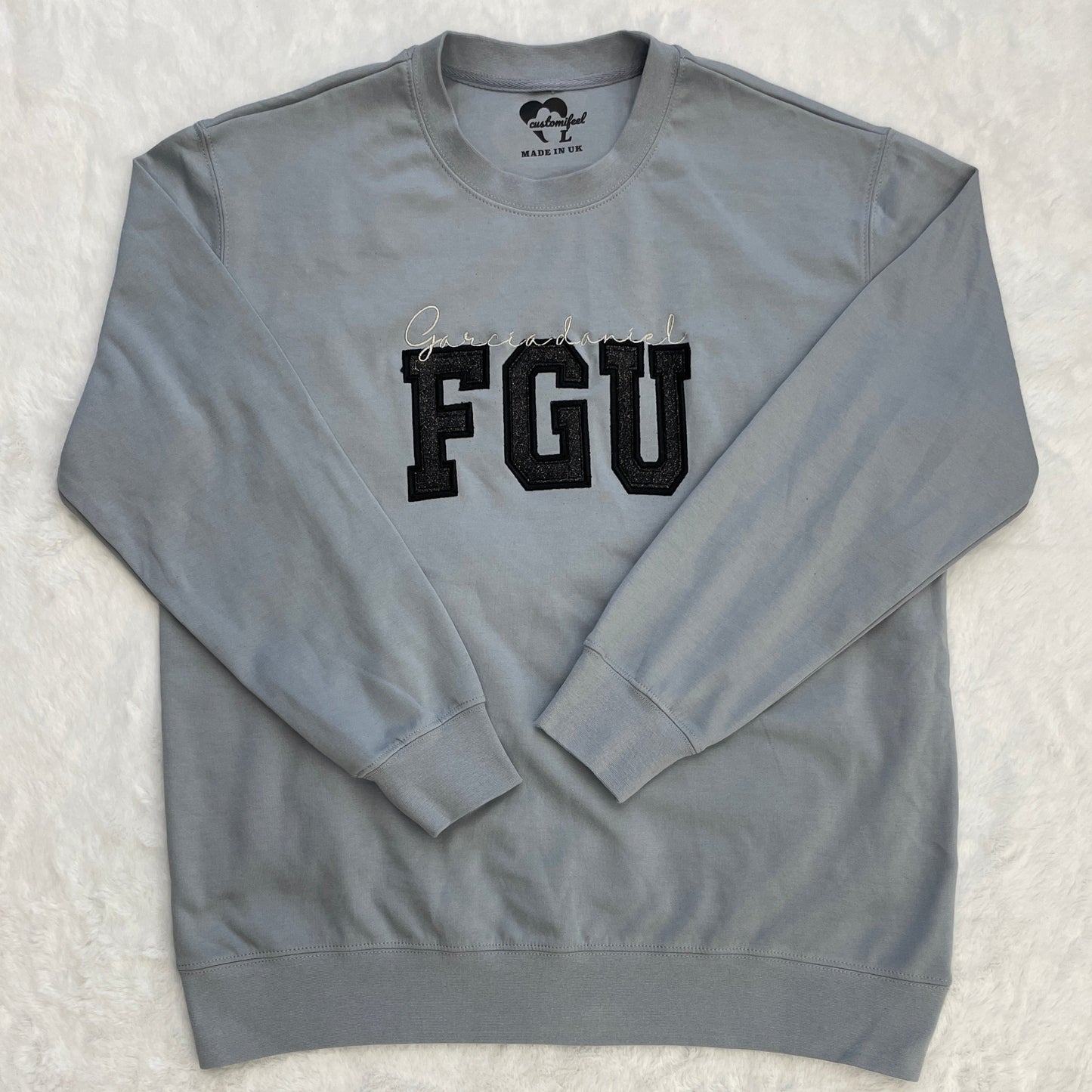 Glitter Collegiate Sweatshirt