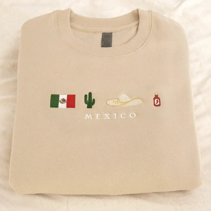 Country Speciality Embroidered Sweatshirt customifeel