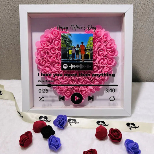 Custom Flower Frame With Photo&Playlist customifeel