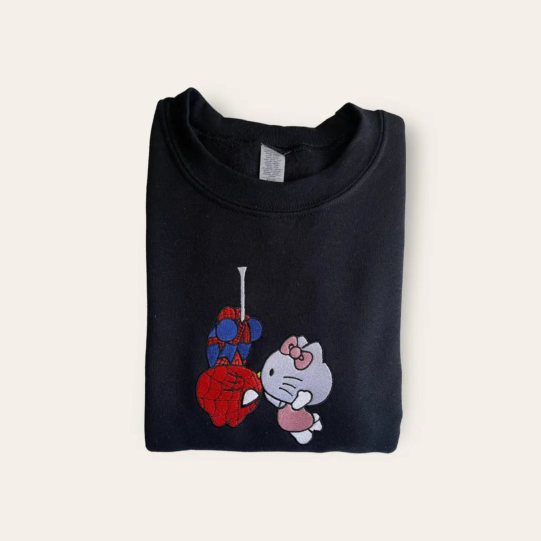 kitty Spiderman Crewneck / Hoodie customifeel