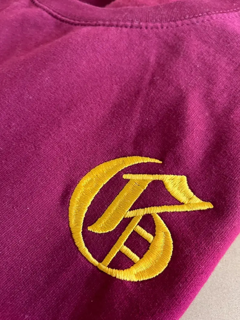 Custom Harry Potter House Letter Sweatshirt/ Hoodie customifeel