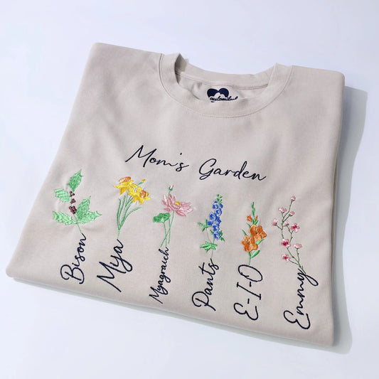 Grandma/Mum's Garden Custom Sweatshirt customifeel