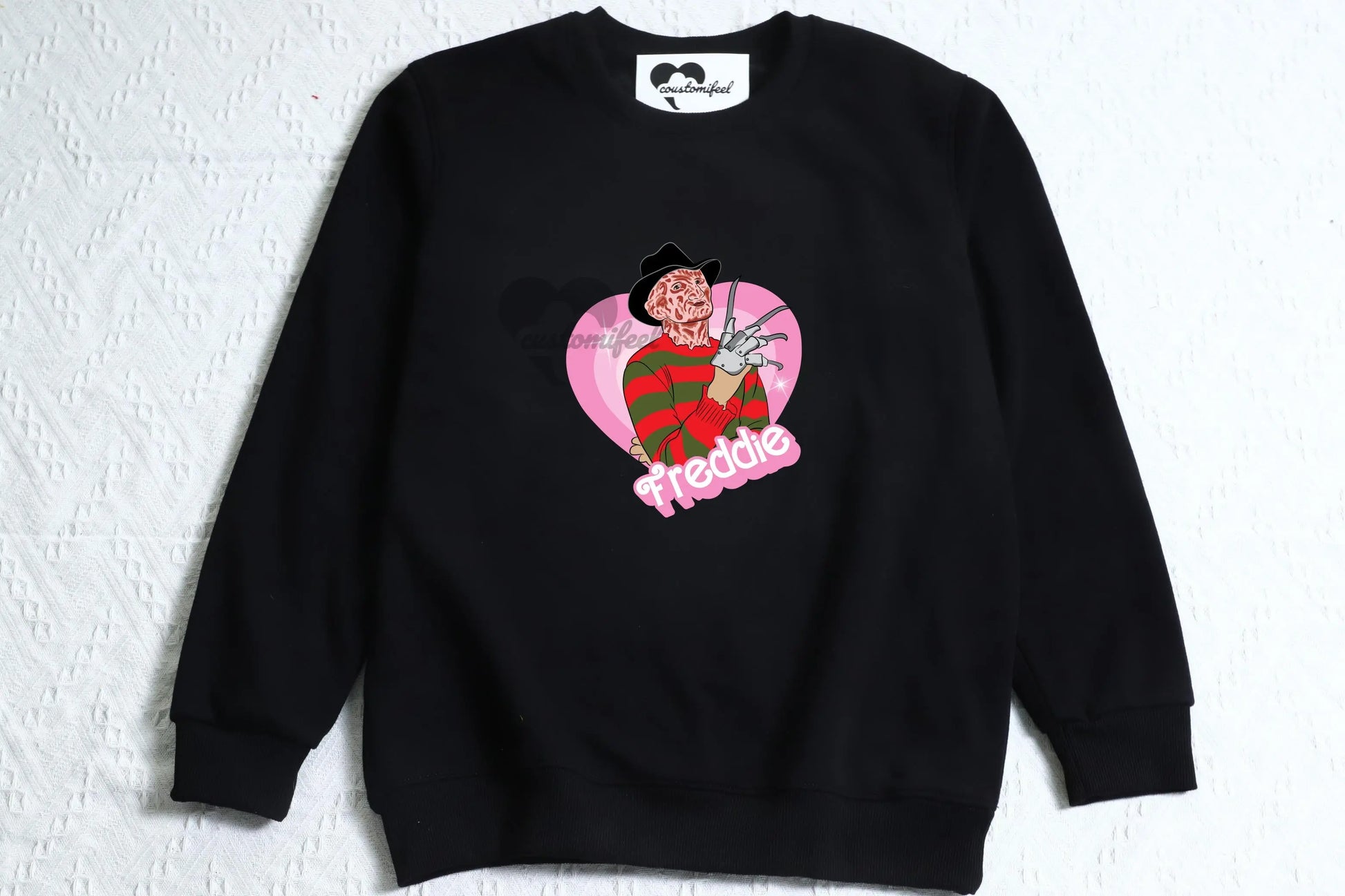 Pink Heart Leatherface Crew-neck / Hoodie customifeel