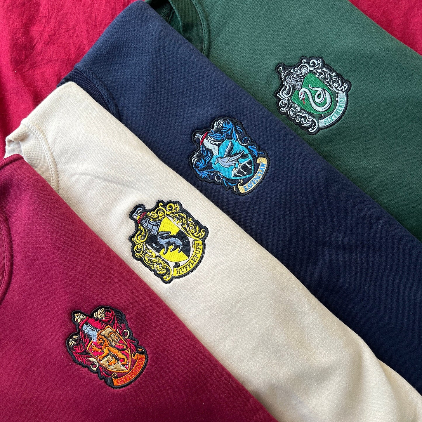 Harry Potter Hogwarts School Crest Embroidery Sweatshirt